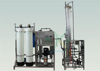 60Hz Ion Exchange Water Treatment System , Fiber Glass SS 304 Mixed Bed Filter 500LPH RO Deionized Water Equipment