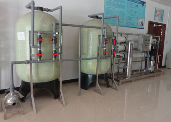 Commercial Reverse Osmosis System / Purification System 6T/H RO FRP Water Filter Tank