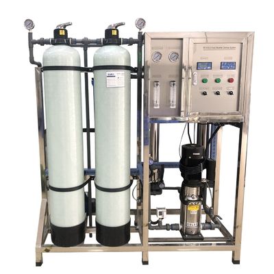 Système automatique industriel de filtration de machine de purification de RO d'installation de filtration de traitement de l'eau d'osmose d'inversion 500L/H petit
